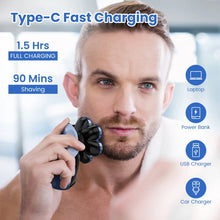 Load image into Gallery viewer, 5 in 1 Electric Head Shaver for Bald Men 7D Floating Cutter Beard Trimmer Clipper Waterproof Shaving Men Grooming Kit