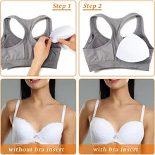 Load image into Gallery viewer, 2/12pcs Bra Pads Soft Sponge Women's Triangle Bra Pad Sports Bra Bikini Pads Yoga Bra Swimsuit Bralettes Nursing Bra Inserts