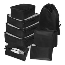 Load image into Gallery viewer, 8-Pack: Lightweight Compact Organizing Packing Cubes for Suitcases Travel Essential with Toiletries Bag