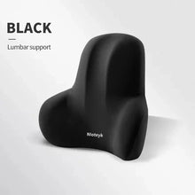 Load image into Gallery viewer, Memory Foam Car Neck and Lumbar Support Cushion β Ergonomic Pillow Set for Comfortable Driving and Posture Relief