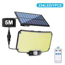 Load image into Gallery viewer, 234/318/348 LED Solar Motion Sensor Light – Super Bright Outdoor Floodlight with 3 Modes, IP65 Waterproof, Remote Control & Wide-Angle Illumination