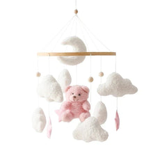 将图片加载到图库查看器,Wooden Baby Rattle Crib Mobile Holder for Newborns
