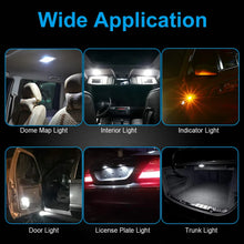 Load image into Gallery viewer, NAO T10 LED W5W LED Bulb 3030 SMD 168 194 5W5 Car Accessories Clearance Lights Reading Lamp Auto 12V 6000K White Amber Red Motor