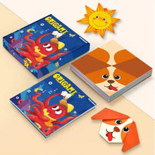 Load image into Gallery viewer, Cartoon Animal Origami & Paper Cutting Book - Educational Craft Toy for Kids