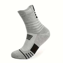 Load image into Gallery viewer, 10PCS Men’s Mid-Calf Cotton Socks – Solid Color, Versatile for All Seasons