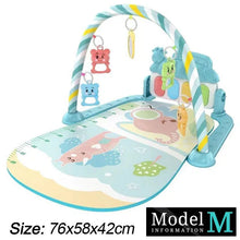 Load image into Gallery viewer, Baby Fitness Play Gym with Music & Piano Mat