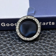 Load image into Gallery viewer, Bling Diamond Camera Lens Protector For iPhone 14 13 12 11 Pro Max Metal Ring Lens Glass Glitter Protective Cap iPhone 13 mini Camera Lens Protector Sparkle Diamond Ring Metal Alloy HD Glass for iPhone