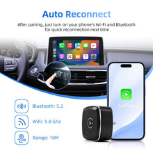 Load image into Gallery viewer, NEW 2in1 Wireless CarPlay AI Mini Android Auto Box Plug&Play Automatic Connection Compatible with 99% of Cars For Car Radio