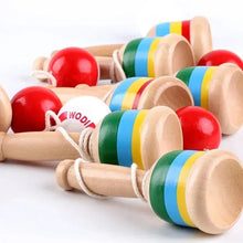 Load image into Gallery viewer, Montessori Wooden Skill Sword Cup Toy – Educational Throw & Catch Game