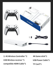 Load image into Gallery viewer, M15 Game Stick Mini TV Handheld Game Console Wireless Gamepads Video Game 128G 30000+ Retro Game HD Output Two-player for PS1 Et