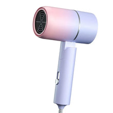 Load image into Gallery viewer, Folding Hairdryer With Carrying Bag Hot Air Anion Hair Care For Home MIni Travel Hair Dryer Blow Drier Portable Hair Brush Dryer
