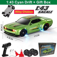 Load image into Gallery viewer, 1/64 4WD High-Speed Drift RC Car – Mini Remote Control Racing Toy for Kids & Adults
