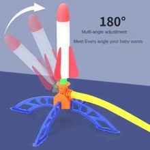 Load image into Gallery viewer, Kids Outdoor Rocket Foot Pump Outdoor Air Pressing Soaring Rocket Suit Jumps Air Powered Rocket Launcher Game Children Toy Gifts