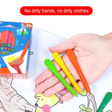 Load image into Gallery viewer, 12/18 Colors Triangular Crayons Safe Non-toxic Triangular Colouring Pencil For Students Kids Children Stationery Drawing Toys