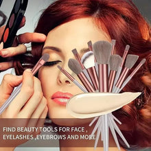Load image into Gallery viewer, Soft Fluffy Professional Makeup Brush Set - 13-16pcs for Foundation, Eyeshadow, and More