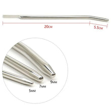 Load image into Gallery viewer, Stainless Steel Urethral Sound Catheter Dilator Metal Horse Eye Penis Plug Training Male Masturbation Kit Sex Toys For Men