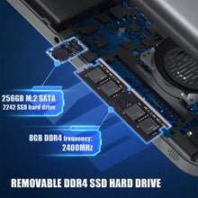 Load image into Gallery viewer, ANBERNIC Win600 PC Games Handheld AMD 3020e/3050e 5.94 Inch IPS Screen Office Video Game Console Windows 10 WiFi5 Pocket Laptop
