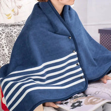 Load image into Gallery viewer, Double-Layer Tartan Plaid Blanket Scarf β Warm Winter Shawl for Women