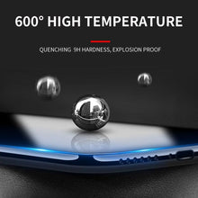 Load image into Gallery viewer, 5D Curved 9H Tempered Glass For iPhone X XR XS 11 12 13 14 Pro Max 6 6S 7 8 Plus SE Mini Full Cover Screen Protector Film 9H Hardness Bubble Free Easy Installation Screen Protective Film