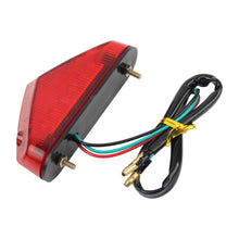 Load image into Gallery viewer, Universal 12V Motorcycle Tail Light License Plate Lamp Brake Stop Lights For Scooters Mopeds Motocross Dirt Bike Accessories