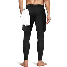Load image into Gallery viewer, Men’s 2-in-1 Quick-Dry Training Pants – Athletic Joggers for Running, Gym & Fitness