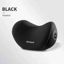 Load image into Gallery viewer, Memory Foam Car Neck and Lumbar Support Cushion β Ergonomic Pillow Set for Comfortable Driving and Posture Relief