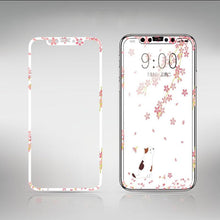 Load image into Gallery viewer, Flowers Screen Protector For iPhone 11 12 13 Pro Max Soft Edge Tempered Glass For iPhone XS MAX XR 13mini Lovely Protect Film Floral Design Tempered Glass Screen Protector For iPhone