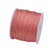 Load image into Gallery viewer, 50 Yards 0.8mm Braided Nylon Cord – Durable Satin String for Jewelry Making, Beading, Macrame, Chinese Knot & DIY Crafts