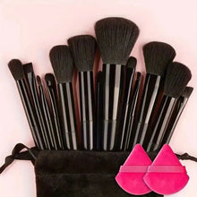 Load image into Gallery viewer, Soft Fluffy Professional Makeup Brush Set - 13-16pcs for Foundation, Eyeshadow, and More