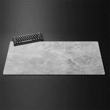 Load image into Gallery viewer, Gray XXL Gaming Mouse Pad – Extended Non-Slip Desk Mat with Overlocked Edges for Keyboard & Computer Setup