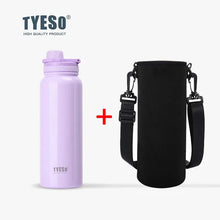 Load image into Gallery viewer, Stainless Steel Insulated Water Bottle (600-1200ml) | Hot & Cold Thermal Tumbler with Handle | Portable Vacuum Flask for Sports & Travel