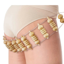 Load image into Gallery viewer, Wooden Therapy Massage Roller for Back Pain Relief & Body Shaping