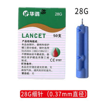 Load image into Gallery viewer, 100pcs Disposable Blood taking Needles 28G Blood Collection Lancet Painless Lancing Device for Diabetes Accessory