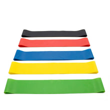 将图片加载到图库查看器,Portable Fitness Workout Equipment Rubber Resistance Bands Yoga Gym Elastic Gum Strength Pilates Crossfit Women Weight Sports