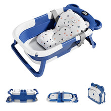 Load image into Gallery viewer, Portable Collapsible Baby Bathtub with Thermometer