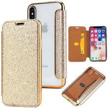 Load image into Gallery viewer, Luxury Slim Leather Wallet Flip Case For iPhone 14 Pro 13 12 Card Holder Cover Shock-Absorption Anti-Scratch Bumper Back Cover for New iPhone
