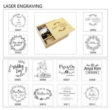 Load image into Gallery viewer, JASTER Wooden Block USB 3.0 Flash Drive Red Wood Pendrive 4GB 8GB 16GB 32GB 64GB 128GB Memory Stick U Disk Gift