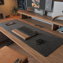 将图片加载到图库查看器,Wool Felt Desk Mat - Non-Slip Large Mouse Pad & Desk Protector