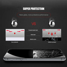 Load image into Gallery viewer, 9D Full Cover Tempered Glass For iPhone 8 7 6 6S Plus 5 5S SE 2020 Screen Protector On iPhone 11 Pro XS Max X XR Protective Film Tempered Glass Screen Protector with Curved Edge Frame Screen Protector