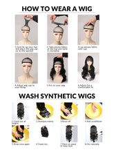 Load image into Gallery viewer, Short Natural Curly Hair For Male Young Men Heat Resistant Fiber Synthetic Wigs
