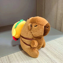 Load image into Gallery viewer, Cute Capybara Plush Toy Hoodie – Small Winged Stuffed Doll for Kids