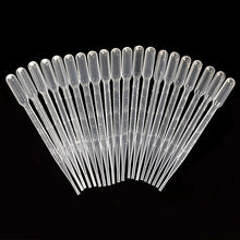 Load image into Gallery viewer, 20 Pieces of Scientific Laboratory Transfer Pipette 3ML Plastic Transparent Disposable Safety Dropper Graduation Supplies