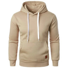 Load image into Gallery viewer, Men’s Casual Lightweight Hoodie – Solid Color Drawstring Pullover Sweatshirt for Streetwear & Outdoor Style
