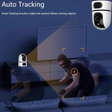 Load image into Gallery viewer, 10X Zoom 4K WiFi IP Camera Dual Lens Smart Home Auto Tracking CCTV Camera Wireless Surveillance Camera Security Baby Monitor Cam