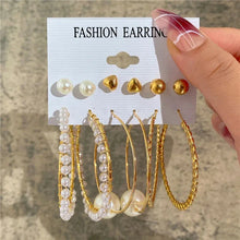 Load image into Gallery viewer, Gold Butterfly & Heart Dangle Earrings Set – Acrylic Drop Jewelry for Women