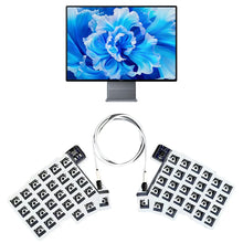Load image into Gallery viewer, Split Keyboard Wired Ergonomics Keyboard Hot Swap Split-layout Keyboard Support QMK/VIAL Customized PC Gamer Accessories