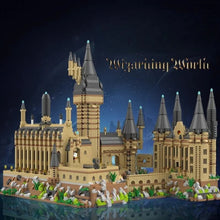 Load image into Gallery viewer, New Magic Castle Micro Building Blocks Light Up Street View Architecture Creative MOC Model Kit Kids Christmas Birthday Gifts