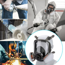 将图片加载到图库查看器,6800 Full Face Safety Work Gas Masks Survival Nuclear and Chemical with 40mm Activated Carbon Filter & Anti-Fog Design