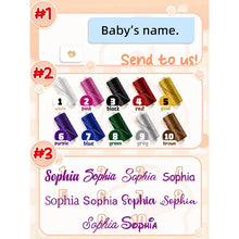 Load image into Gallery viewer, Personalized Newborn Baby Blanket with Name & Custom Stroller Gift Set