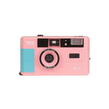 Load image into Gallery viewer, Vibe Vintage Retro 501F 35mm Reusable Non-Disposable Film Camera Black/Red/Champagne Silver/Pink